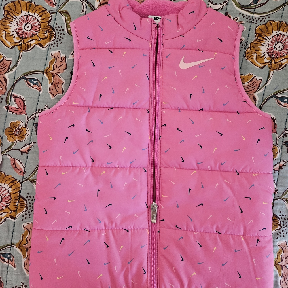 Nike Vibrant Pink Puffer Vest